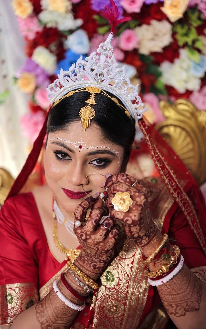 Bridal makeup close-up by Taniya's Makeover